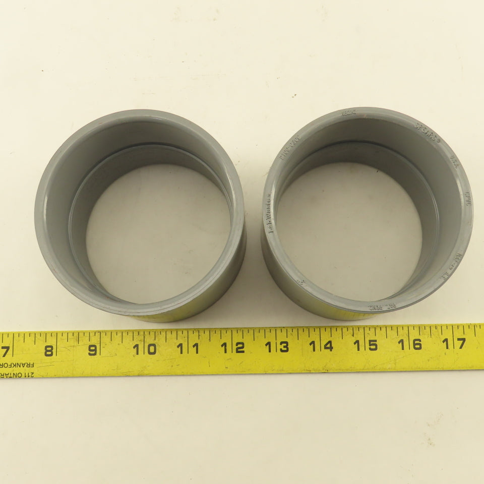 Spears P100-030C LabWaste 3" CPVC Slip Coupling Pipe Fitting Lot Of 2