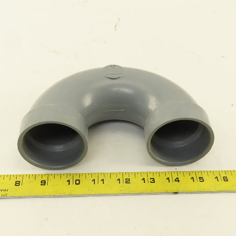 Spears P700-020C LabWaste 2" CPVC Slip Return Bend Hub x Hub Elbow