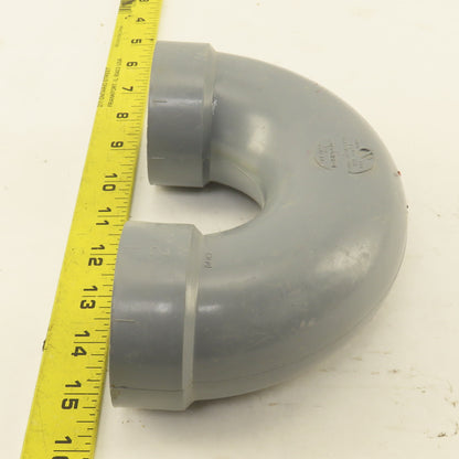 Spears P700-020C LabWaste 2" CPVC Slip Return Bend Hub x Hub Elbow