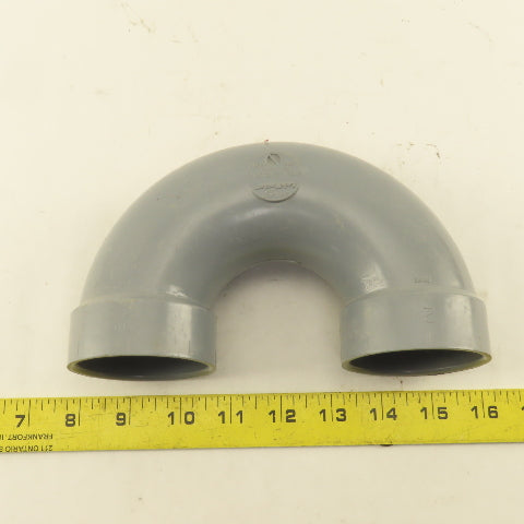 Spears P700-020C LabWaste 2" CPVC Slip Return Bend Hub x Hub Elbow