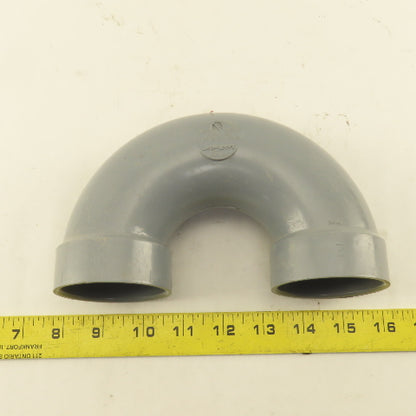 Spears P700-020C LabWaste 2" CPVC Slip Return Bend Hub x Hub Elbow