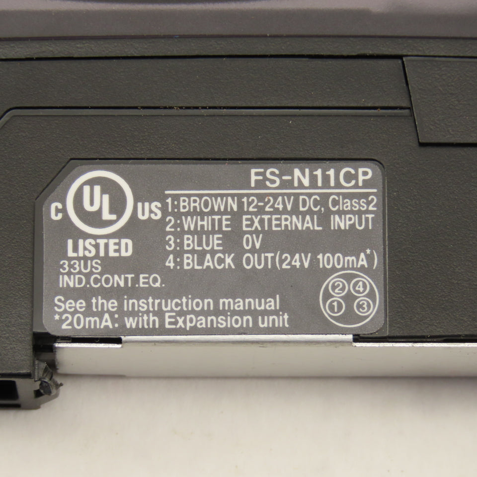 Keyence FS-N1CCP Fiber Optic Amplifier Unit