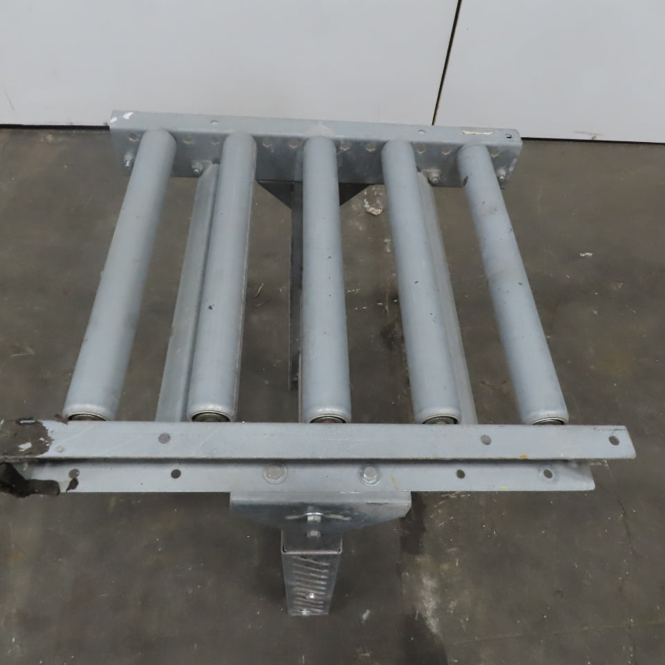 21"x24" Gravity Roller Conveyor 18"BF 1.90" Diameter Galvanized 4-1/4" Centers