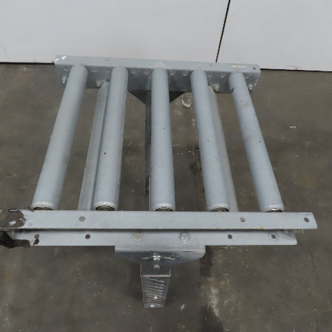 21"x24" Gravity Roller Conveyor 18"BF 1.90" Diameter Galvanized 4-1/4" Centers