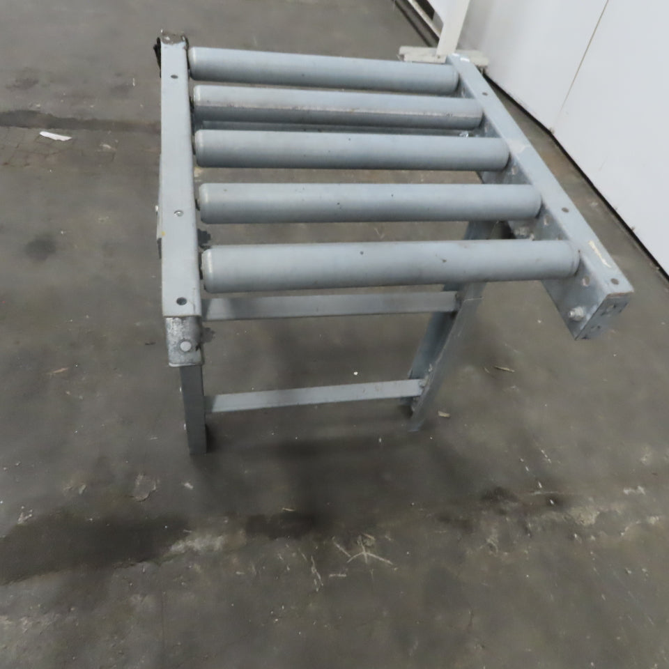 21"x24" Gravity Roller Conveyor 18"BF 1.90" Diameter Galvanized 4-1/4" Centers