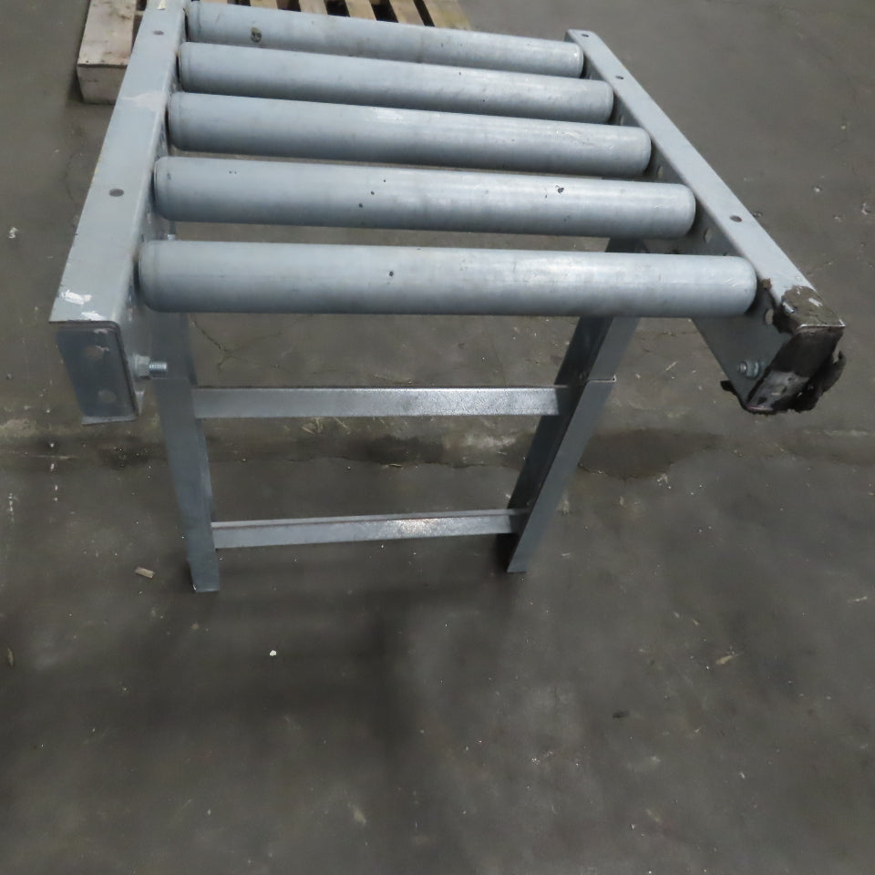 21"x24" Gravity Roller Conveyor 18"BF 1.90" Diameter Galvanized 4-1/4" Centers