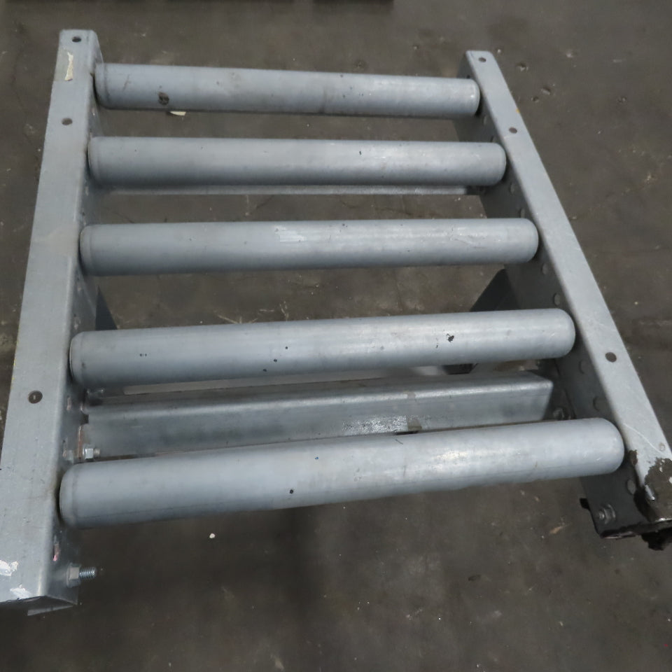 21"x24" Gravity Roller Conveyor 18"BF 1.90" Diameter Galvanized 4-1/4" Centers