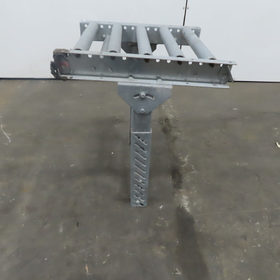 21"x24" Gravity Roller Conveyor 18"BF 1.90" Diameter Galvanized 4-1/4" Centers