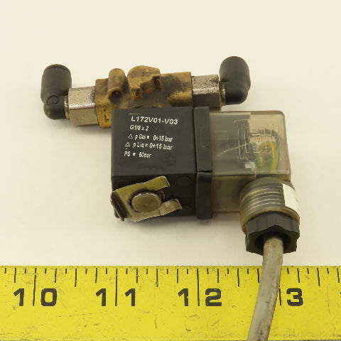 Siari L172V01-V03 ZB10A 24V Solenoid Operated Drain G1/8 Port