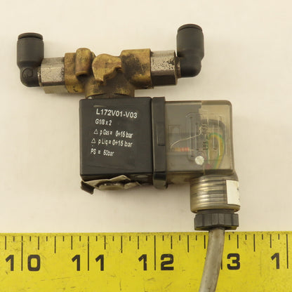 Siari L172V01-V03 ZB10A 24V Solenoid Operated Drain G1/8 Port