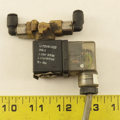 Siari L172V01-V03 ZB10A 24V Solenoid Operated Drain G1/8 Port