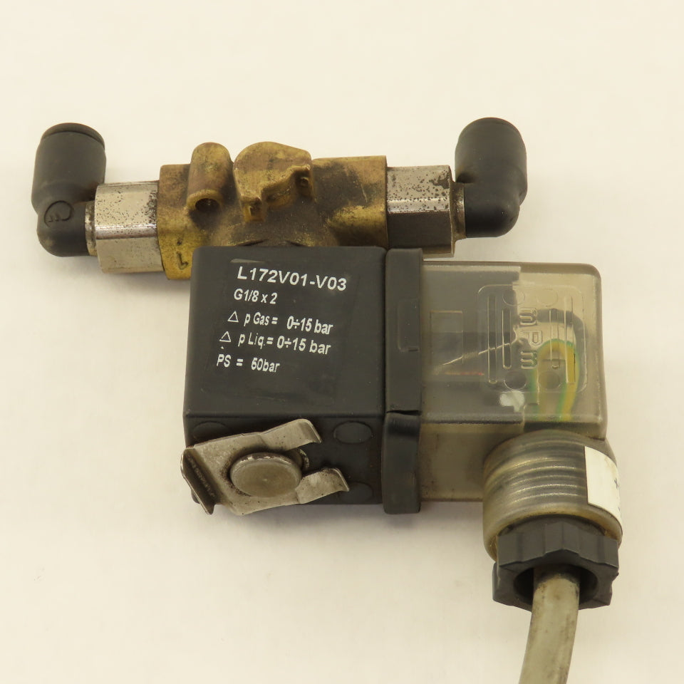 Siari L172V01-V03 ZB10A 24V Solenoid Operated Drain G1/8 Port