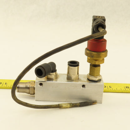 Ametek DCTGB035BDC12X276 Pressure Switch Manifold 11-30VDC 0-35 Bar