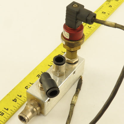 Ametek DCTGB035BDC12X276 Pressure Switch Manifold 11-30VDC 0-35 Bar