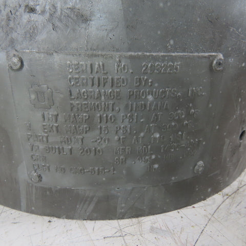 Binks 18 Gallon Pressure Pot Tank Only Galvanized Steel Replacement Part