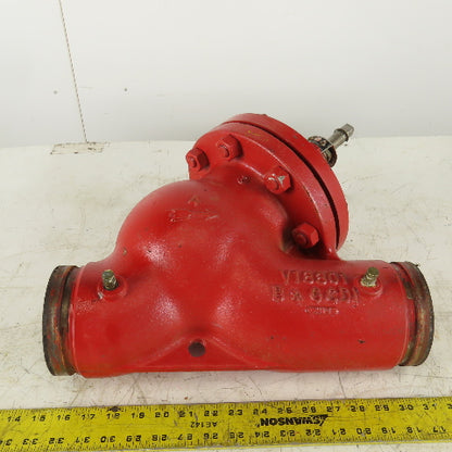 ITT Bell Gossett 3DS-4G 132153 4" Grooved End Triple Duty Cast Iron Valve 300PSI