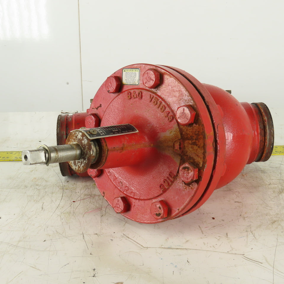 ITT Bell Gossett 3DS-4G 132153 4" Grooved End Triple Duty Cast Iron Valve 300PSI