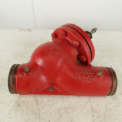 ITT Bell Gossett 3DS-4G 132153 4" Grooved End Triple Duty Cast Iron Valve 300PSI