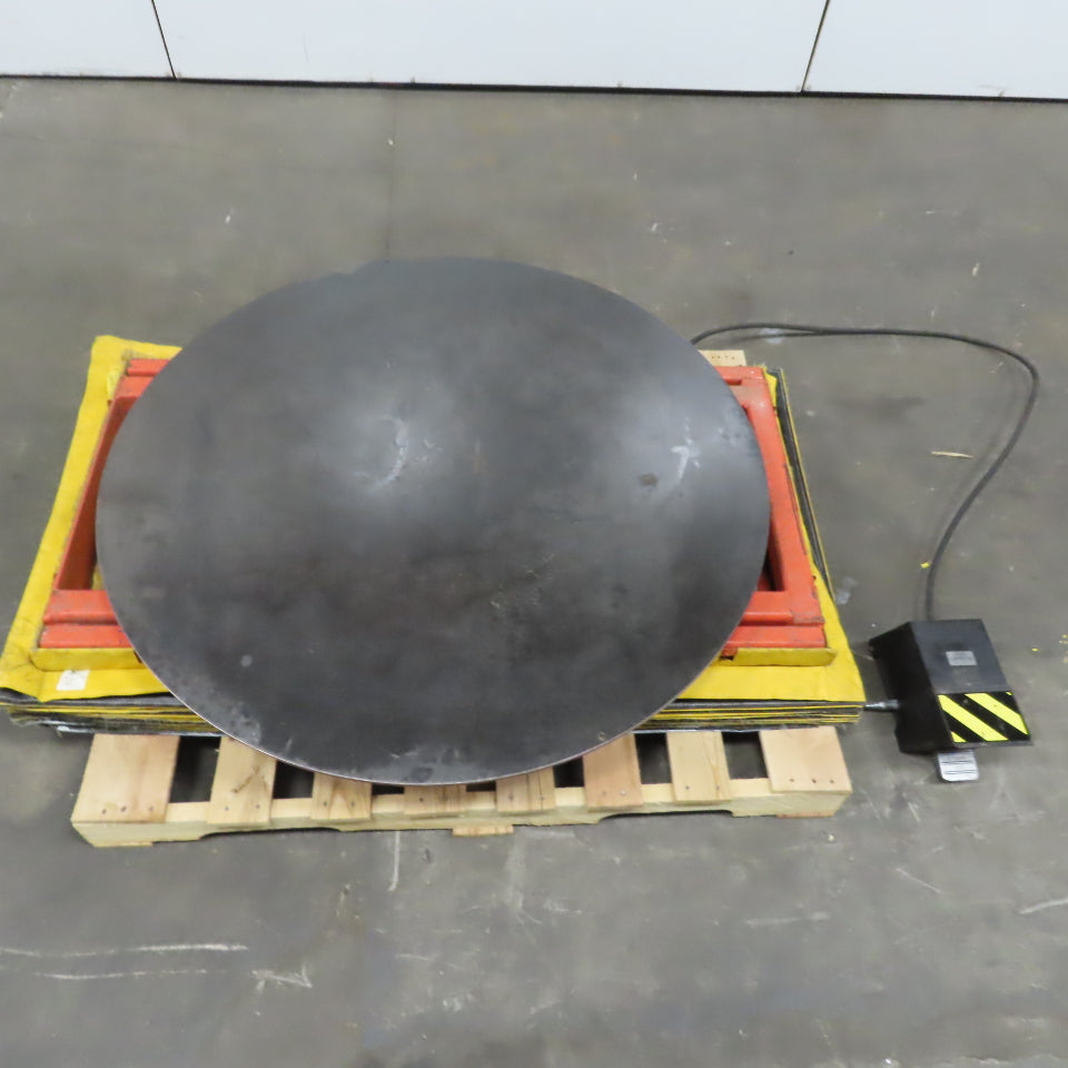 Presto AL30 1500 LB Accuload Positioner Pneumatic Lift 43" Turn Table