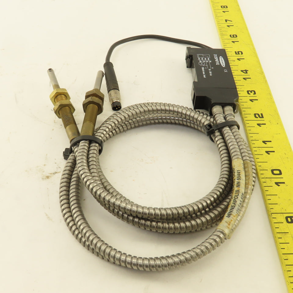 Banner D12SP6FVQ ITETA1.53S Fiber Optic Sensor W/ Pigtail 36" Long