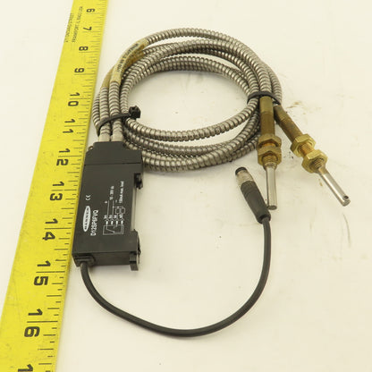 Banner D12SP6FVQ ITETA1.53S Fiber Optic Sensor W/ Pigtail 36" Long