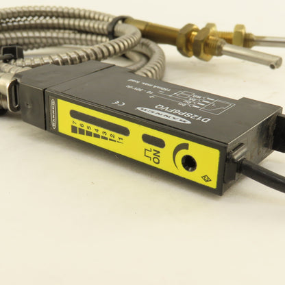 Banner D12SP6FVQ ITETA1.53S Fiber Optic Sensor W/ Pigtail 36" Long
