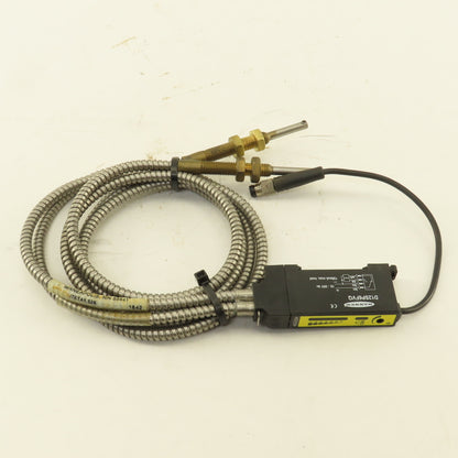 Banner D12SP6FVQ ITETA1.53S Fiber Optic Sensor W/ Pigtail 36" Long