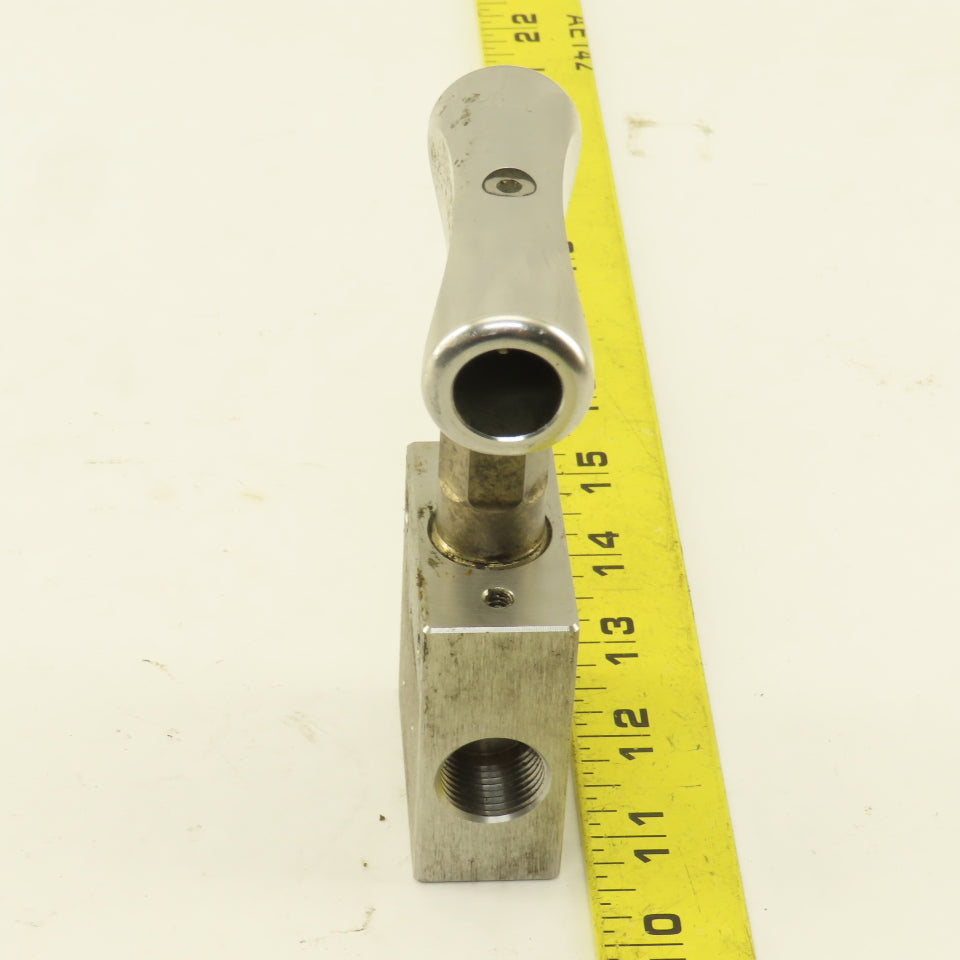 KMT 10078863 High Pressure 2 Way Valve Stainless Steel 60,000 PSI 3/8"