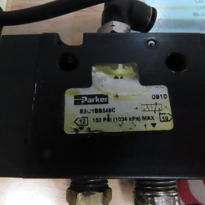 Parker B5G1BB549C 3/2 Position Pneumatic Solenoid Valve 24VDC
