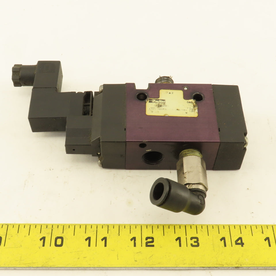 Parker B5G1BB549C 3/2 Position Pneumatic Solenoid Valve 24VDC