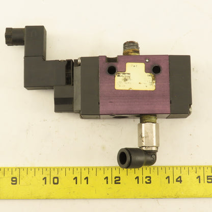 Parker B5G1BB549C 3/2 Position Pneumatic Solenoid Valve 24VDC