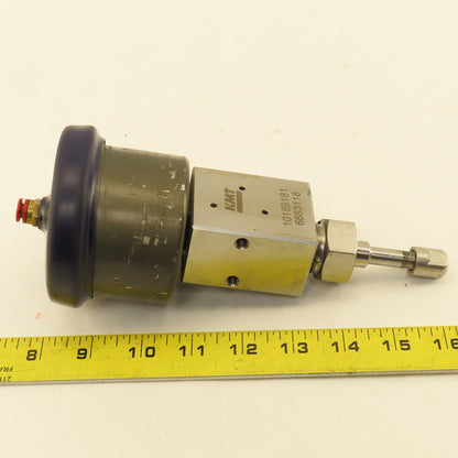 KMT 10189181 High Pressure Waterjet Valve W/ Pneumatic Actuator
