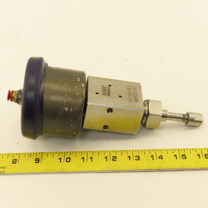 KMT 10189181 High Pressure Waterjet Valve W/ Pneumatic Actuator