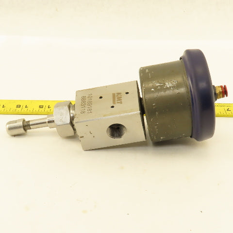 KMT 10189181 High Pressure Waterjet Valve W/ Pneumatic Actuator