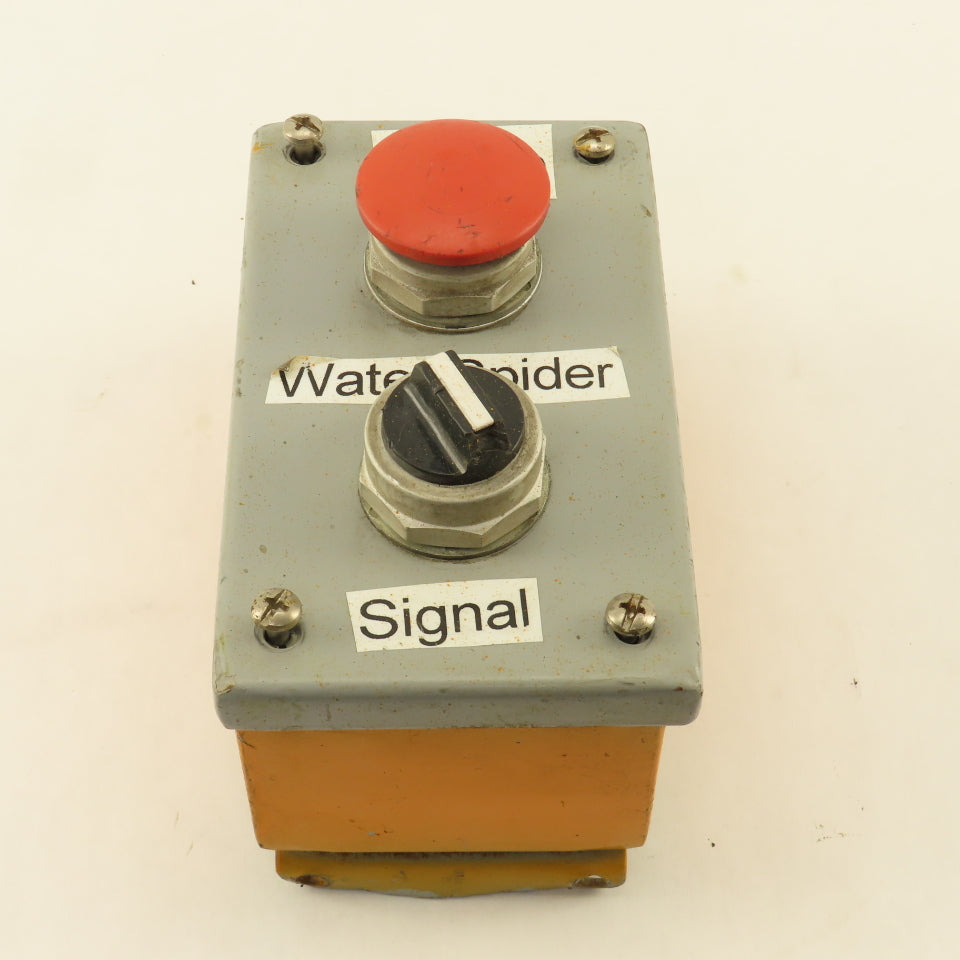 Wiegmann PB2 2 Button Operator Control Enclosure E-Stop 2 Way Selector 600V