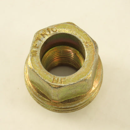 M12x1.5 GM Style Gold Color Alloy Steel Lug Nut Dual Thread 3/4" Hex Lot Of 10