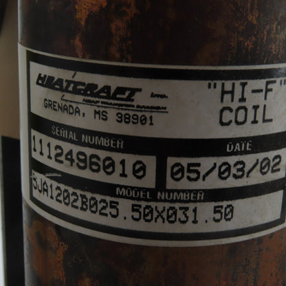 Heatcraft 5JA1202B025.50X031.50 Hi-F Coil 25-1/2" x 31-1/2" Fin Steam Coil