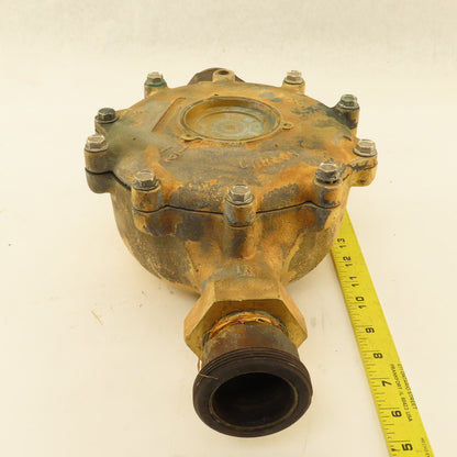 Carlon 150-2-R 1-1/2" NPT Water Meter Body Only Bronze