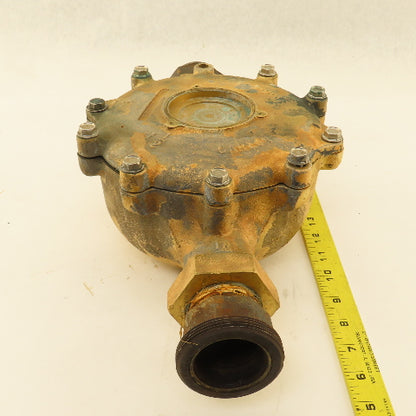 Carlon 150-2-R 1-1/2" NPT Water Meter Body Only Bronze
