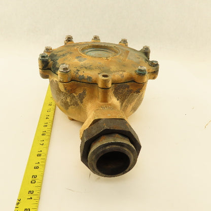 Carlon 150-2-R 1-1/2" NPT Water Meter Body Only Bronze