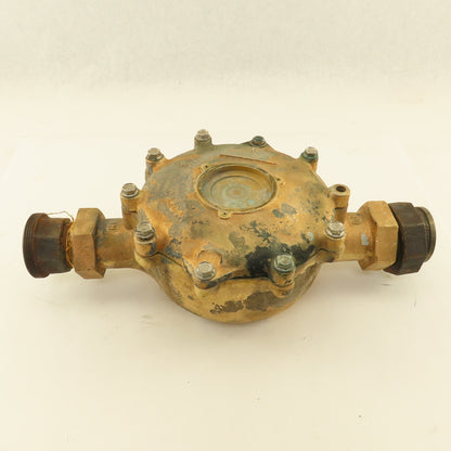 Carlon 150-2-R 1-1/2" NPT Water Meter Body Only Bronze