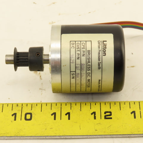 Litton B0H-1621-3A-C Brushless DC Motor 3A 1/4" Shaft