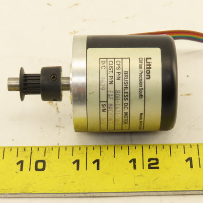 Litton B0H-1621-3A-C Brushless DC Motor 3A 1/4" Shaft