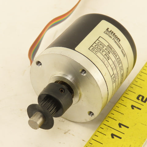 Litton B0H-1621-3A-C Brushless DC Motor 3A 1/4" Shaft