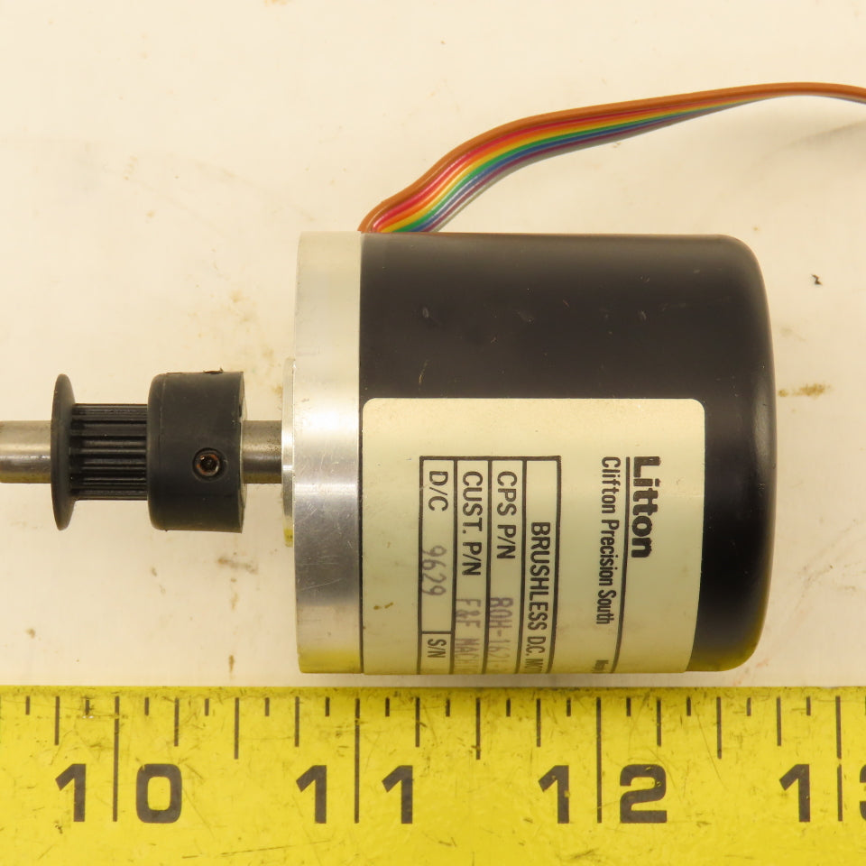 Litton B0H-1621-3A-C Brushless DC Motor 3A 1/4" Shaft