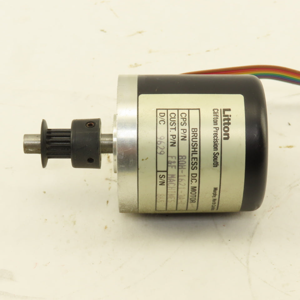 Litton B0H-1621-3A-C Brushless DC Motor 3A 1/4" Shaft