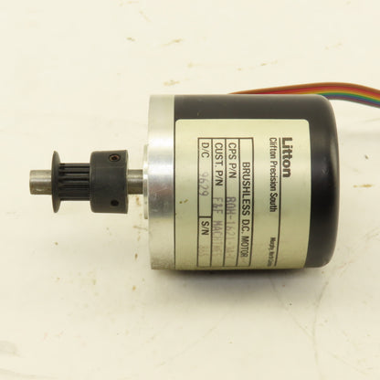 Litton B0H-1621-3A-C Brushless DC Motor 3A 1/4" Shaft
