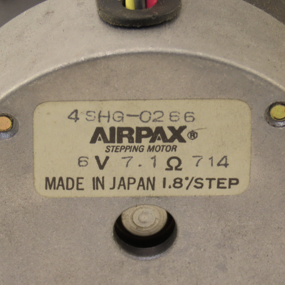 Airpax 4SHG-0266 Stepper Motor 1.8°/Step 6V 7.1 Ohm 1/4" Shaft