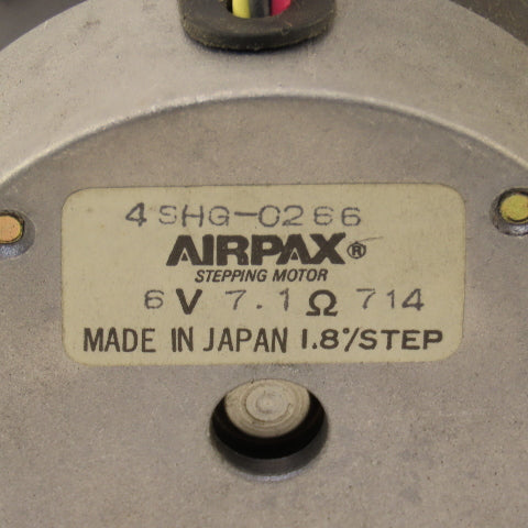 Airpax 4SHG-0266 Stepper Motor 1.8°/Step 6V 7.1 Ohm 1/4" Shaft
