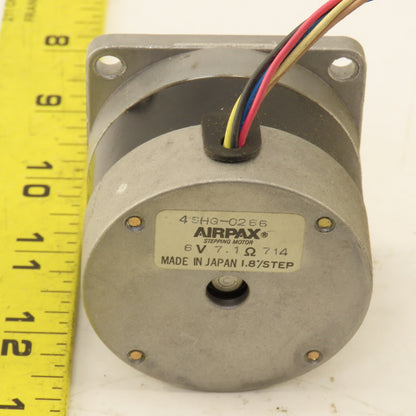 Airpax 4SHG-0266 Stepper Motor 1.8°/Step 6V 7.1 Ohm 1/4" Shaft